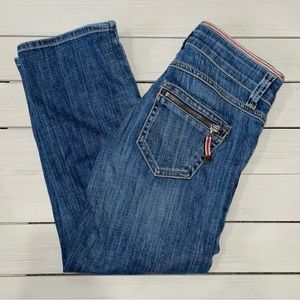 Burberry Blue Cropped Jeans